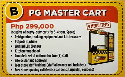 Potato Giant Franchise Master Cart 